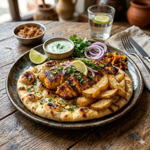 Sheesh Kebab In Naan